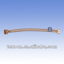 Brass Flexible Hose with stainless steel double-clip